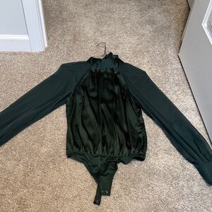 Abercrombie satin bodysuit